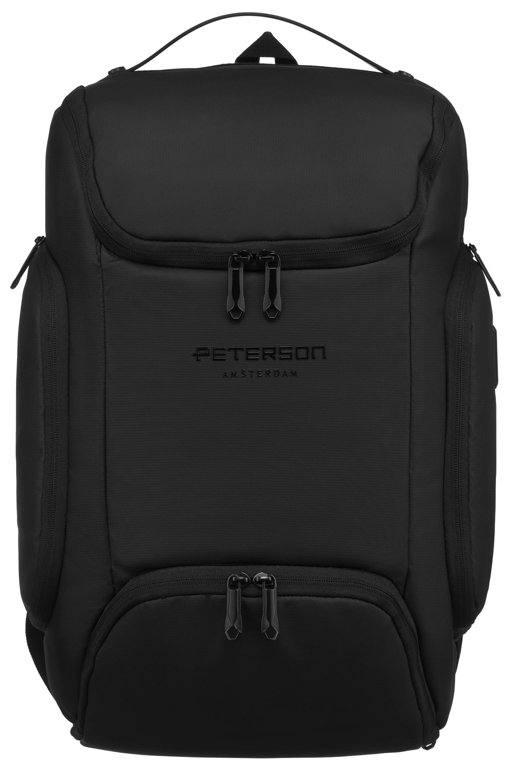 Priestranný batoh na notebook s USB portom - Peterson