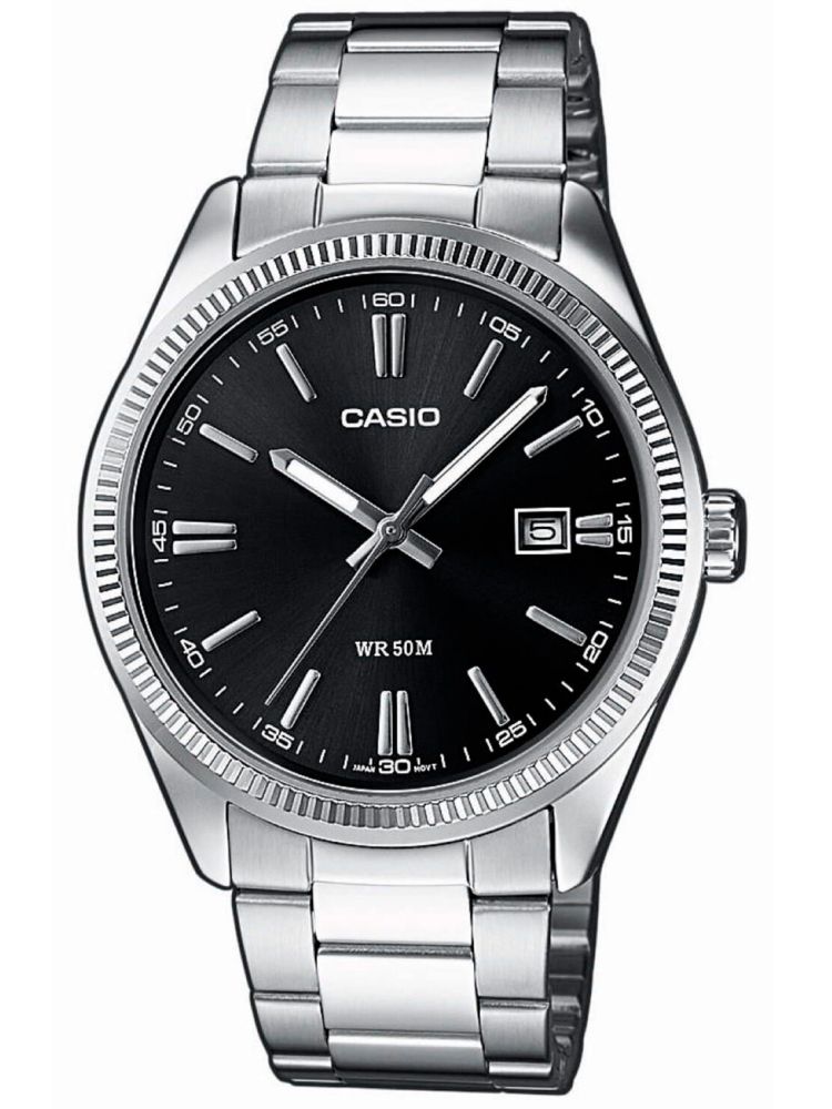 Casio Pánské analogové hodinky Fifi stříbrná