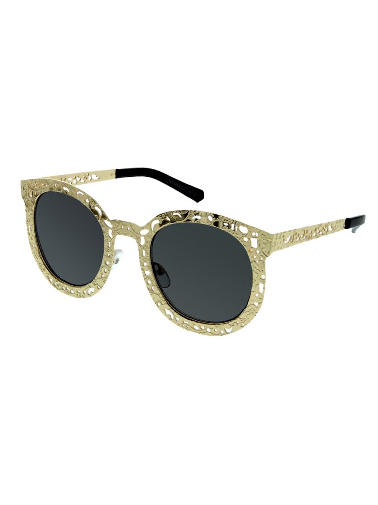 OEM Dámské sluneční brýle oválné Vintage zlatá