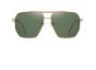 VeyRey Sluneční brýle Samni polarizační Pilotky Zelená sklíčka 