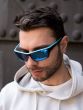 VeyRey Pánské polarizační sluneční brýle sportovní Gustav modrá