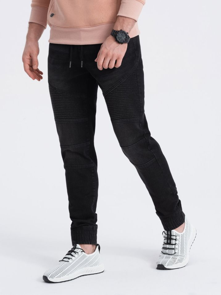 Ombre Clothing Pánské džínové kalhoty Andzisa černá