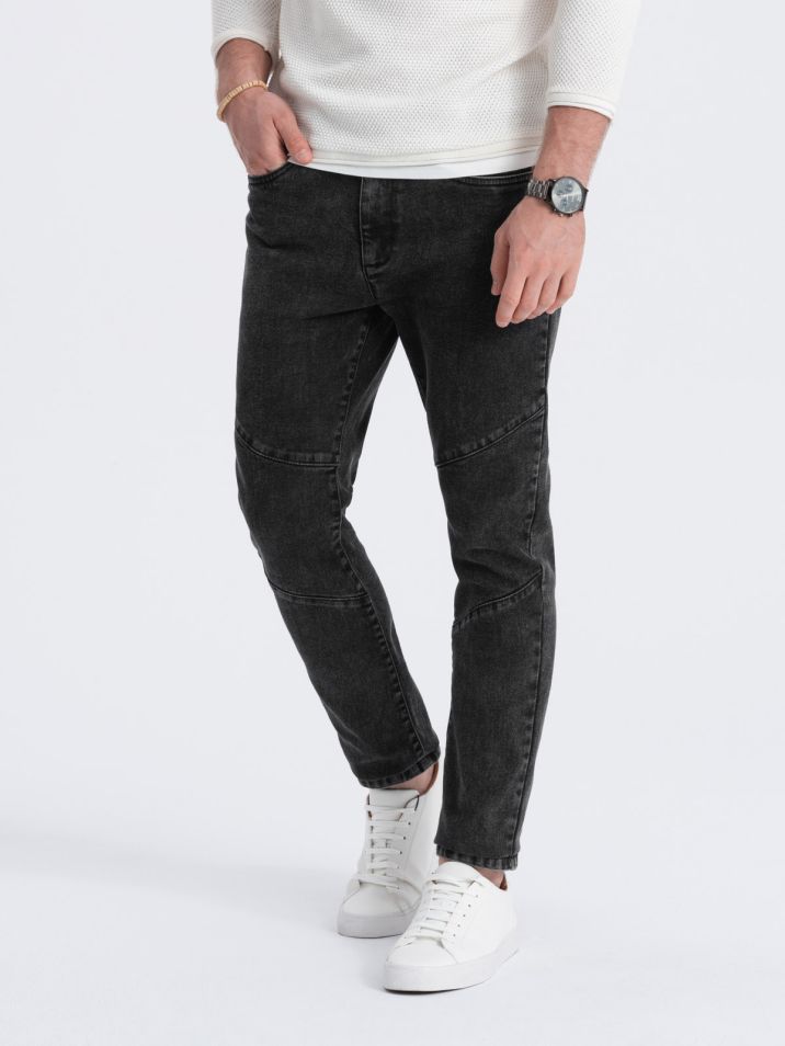 Ombre Clothing Pánské džínové kalhoty Hetisani černá