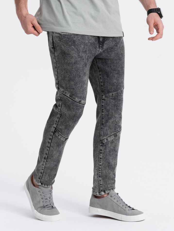 Ombre Clothing Pánské džínové kalhoty Hetisani šedá