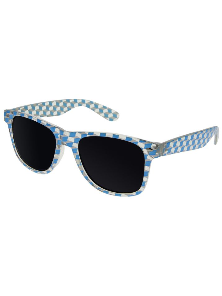 OEM Dámské sluneční brýle Nerd mosaic modré
