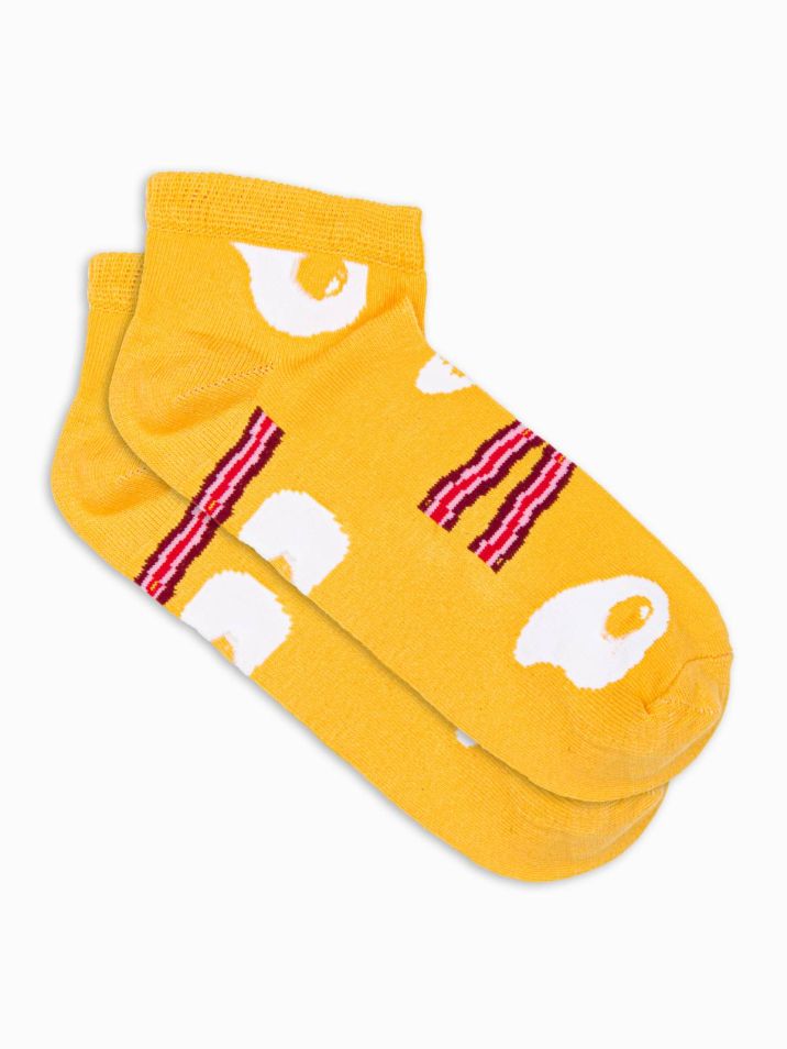 Ombre Clothing Pánské ponožky Alfried žlutá