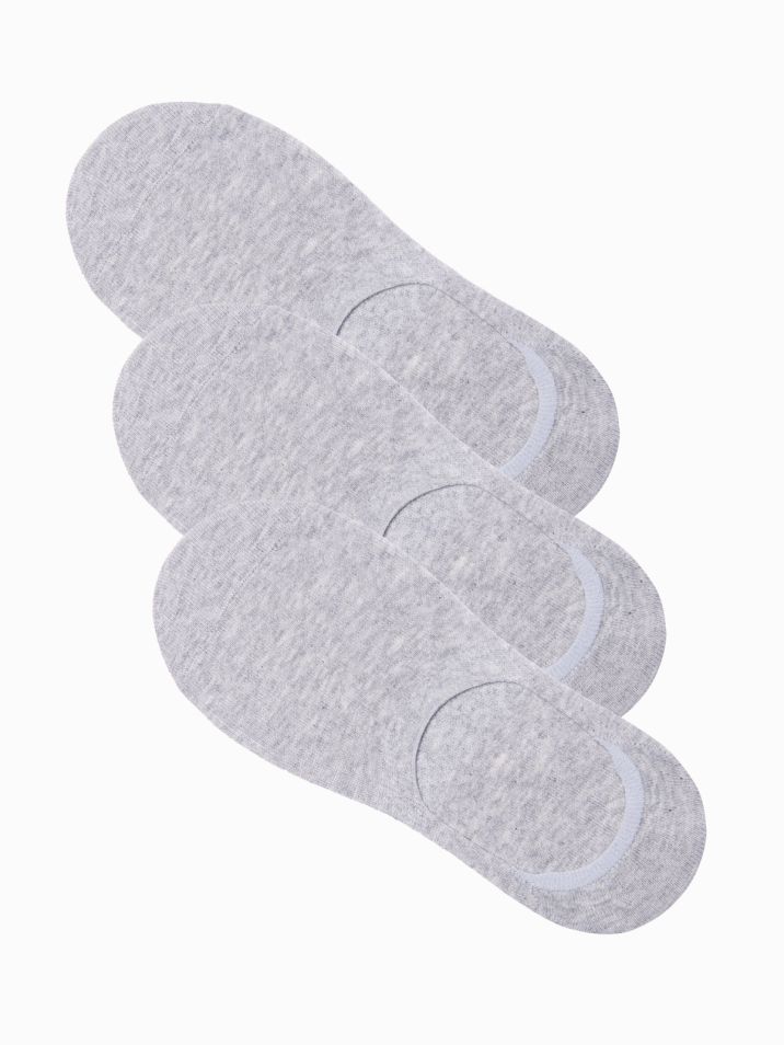 Ombre Clothing Pánské ponožky Alvar šedá 3 pack