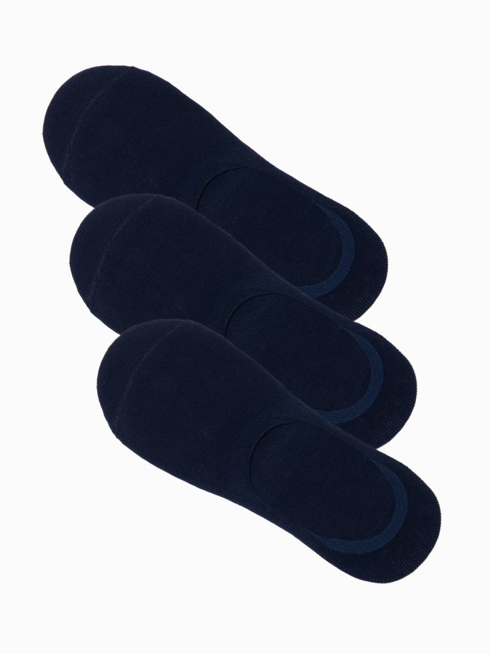 Ombre Clothing Pánské ponožky Alvar navy 3 pack