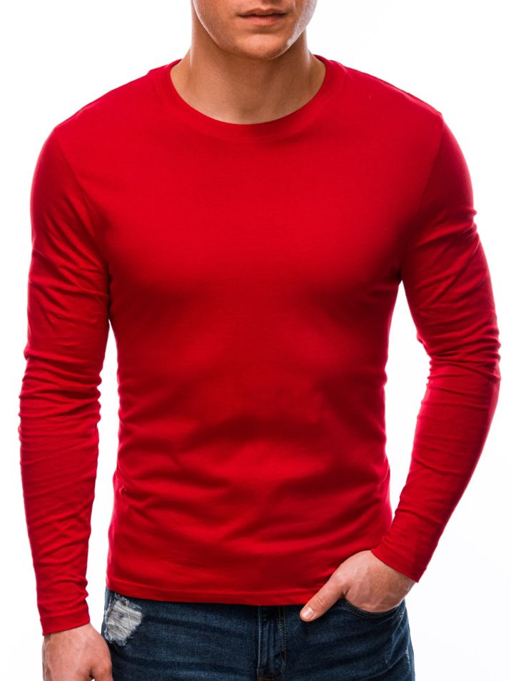 Deoti Pánské tričko s dlouhým rukávem Genuine červená