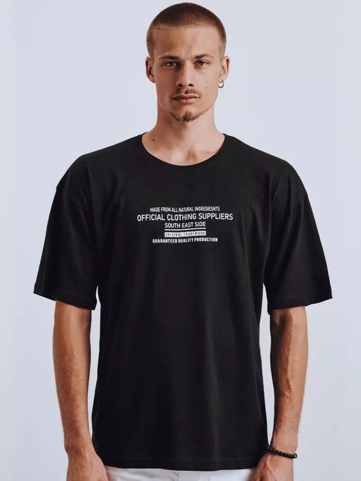 Dstreet Pánské tričko s potiskem Druuk černá
