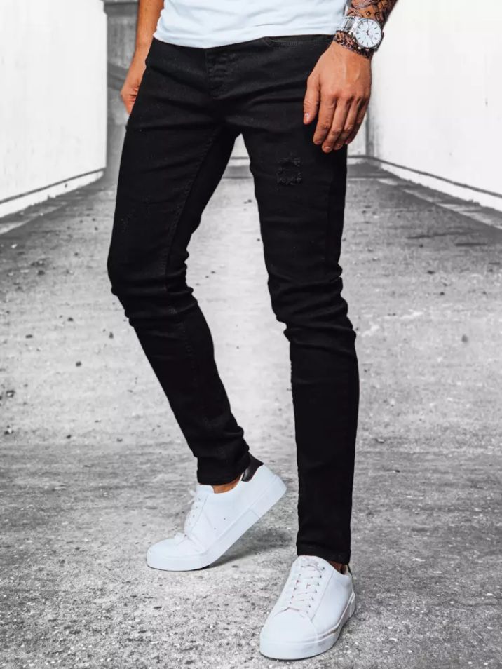 Dstreet Pánské džínové kalhoty Yueri černá