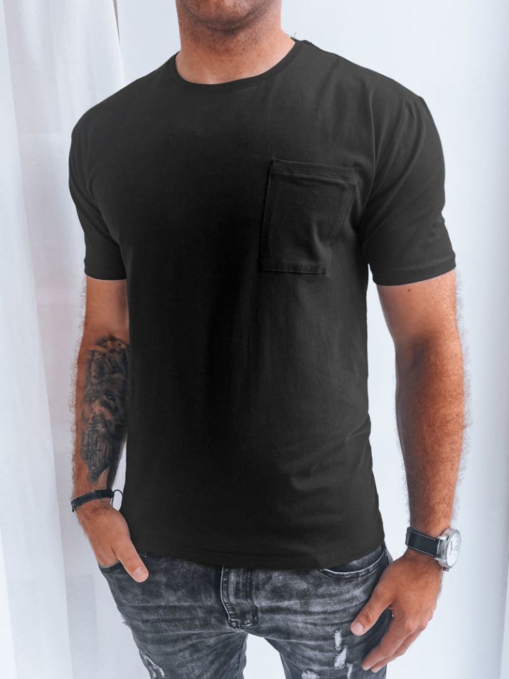 Dstreet Pánské tričko s krátkým rukávem Gahmurlin černá