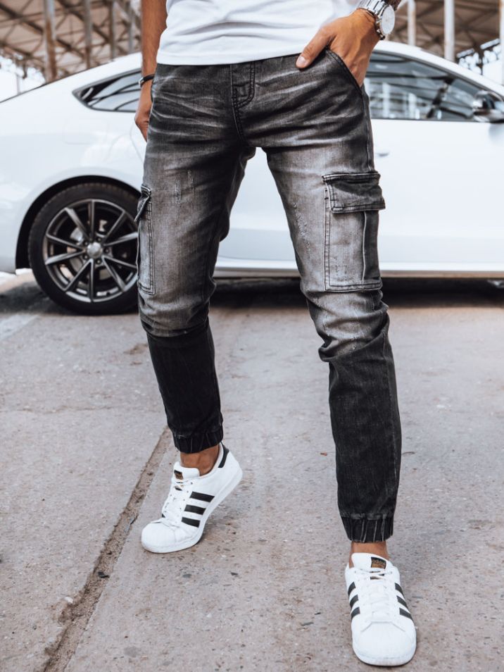 Dstreet Pánské džínové kalhoty Ygedine černá