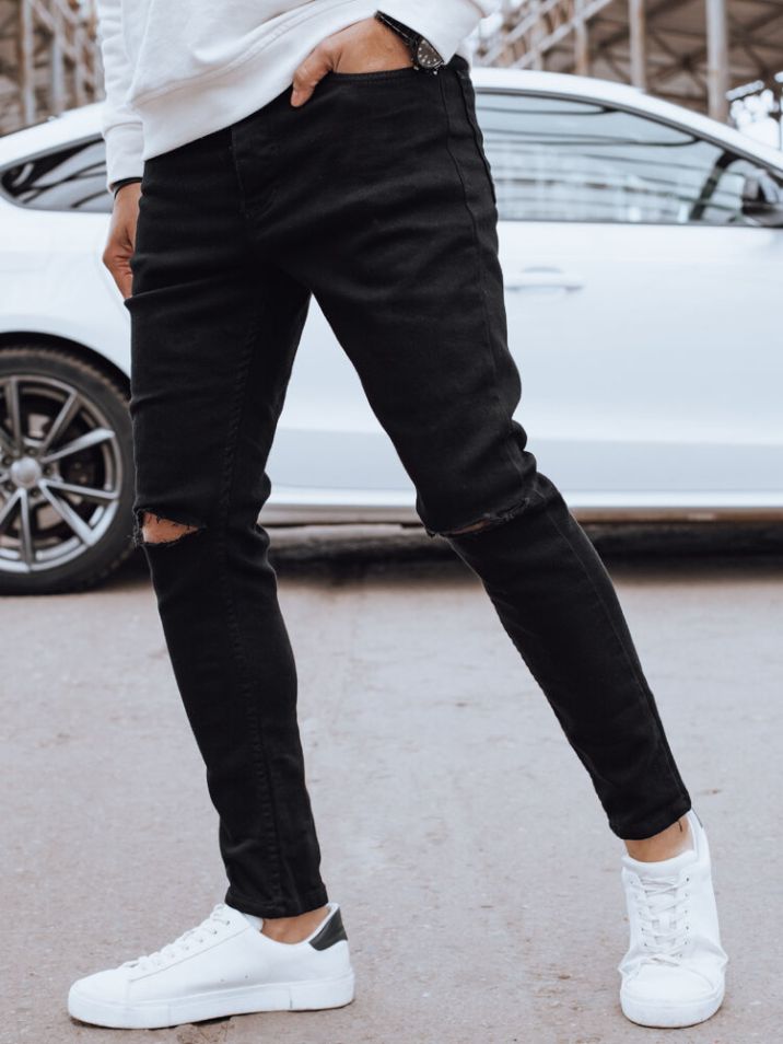 Dstreet Pánské džínové kalhoty Xerxamas černá