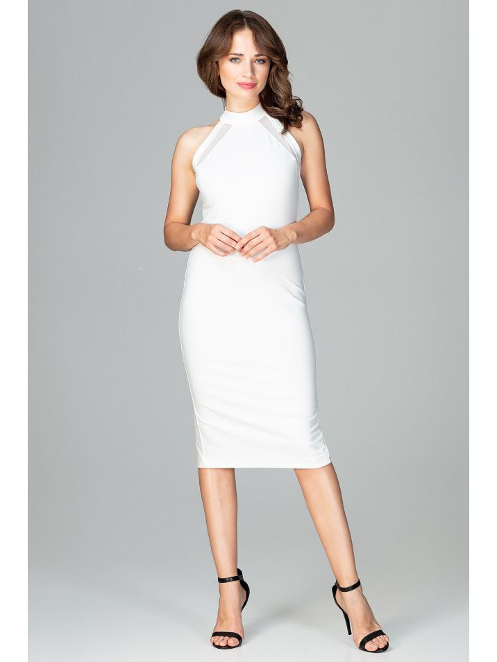 Lenitif Dámské společenské šaty Ciri K492 bílá