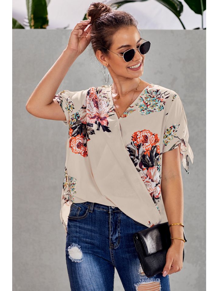 OMG Dámské tričko s krátkým rukávem Horn meruňková