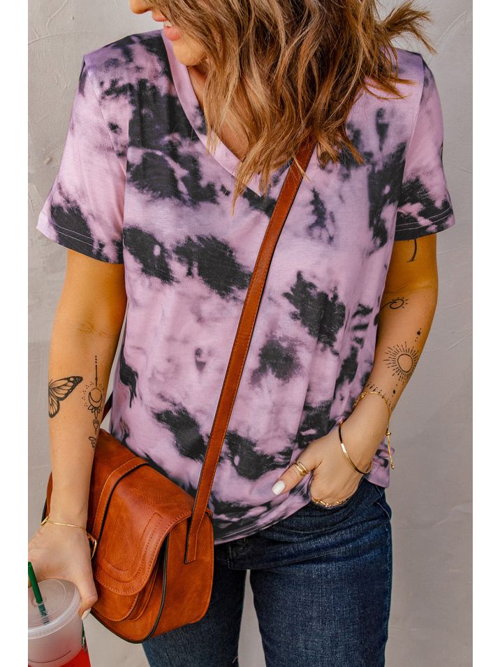 OMG Dámské tričko s krátkým rukávem Mahen fialová