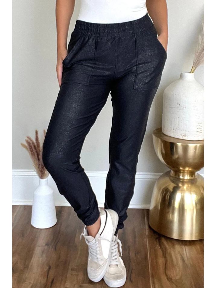OMG Dámské elegantní kalhoty Tefir černá