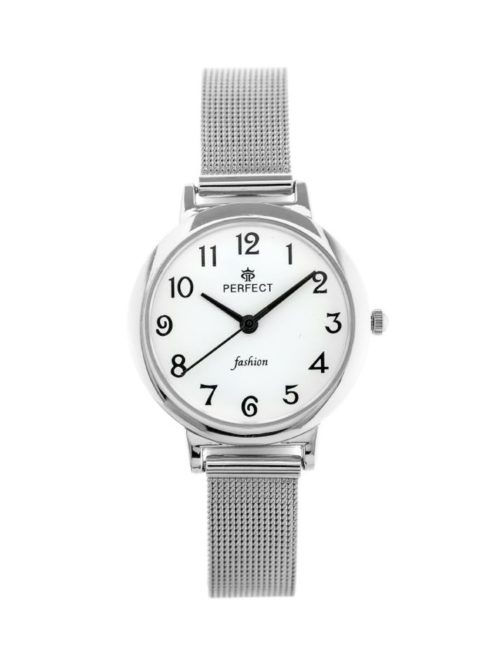 Perfect Dámské analogové hodinky Bayissa stříbrná