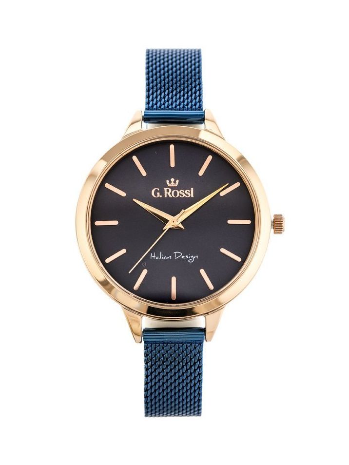 G. Rossi Dámské analogové hodinky Witherleaf mořská modrá