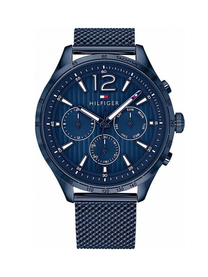 Tommy Hilfiger Pánské analogové hodinky Sakano tmavě modrá