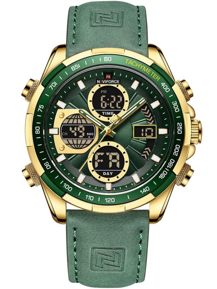 Naviforce Pánské analogové hodinky Calint zelená