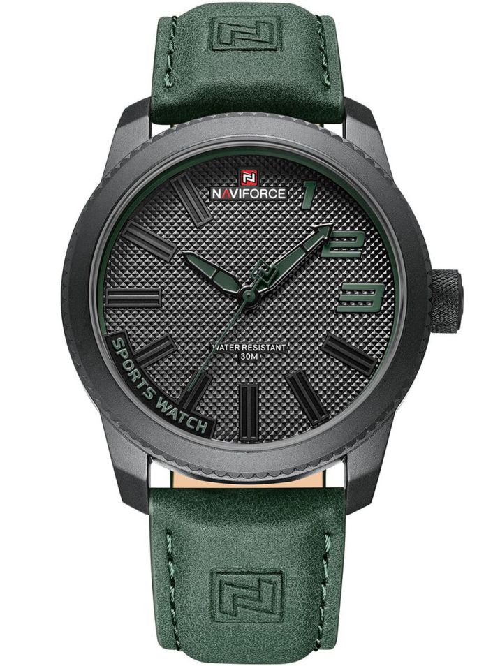 Naviforce Pánské analogové hodinky Lancelig zelená