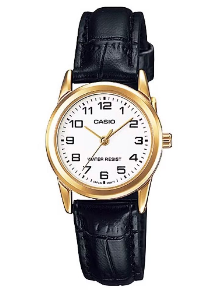 Casio Pánské analogové hodinky Szaz černo-zlatá