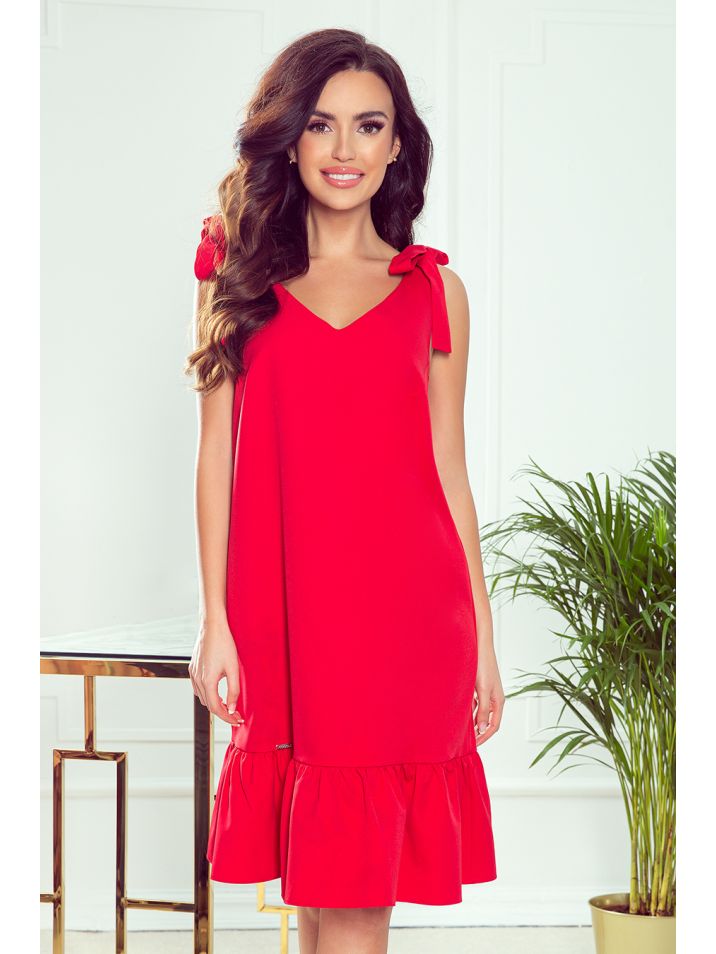 Numoco Dámské mini šaty Rosita červená