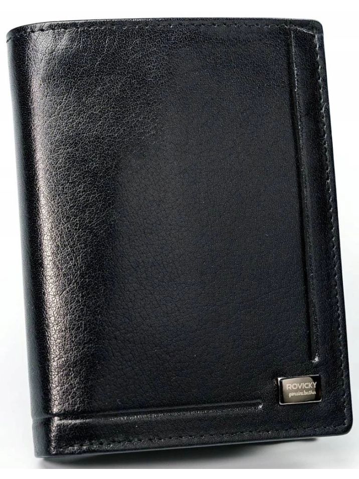Rovicky Pánská kožená peněženka Cirasos černá