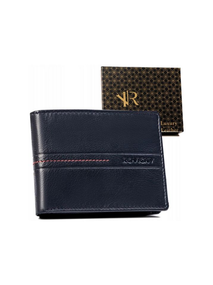 Rovicky Pánská kožená peněženka Keburo černá