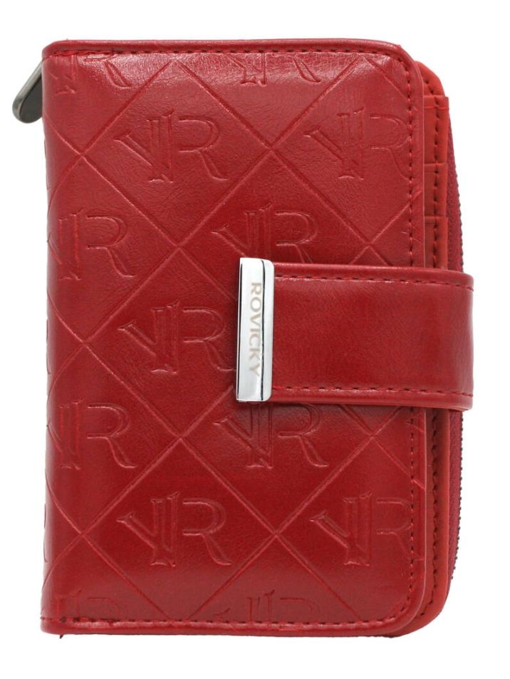 Rovicky Dámská kožená peněženka Shnen červená