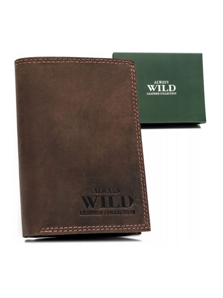 Always Wild Pánská kožená peněženka Bloodwound hnědá