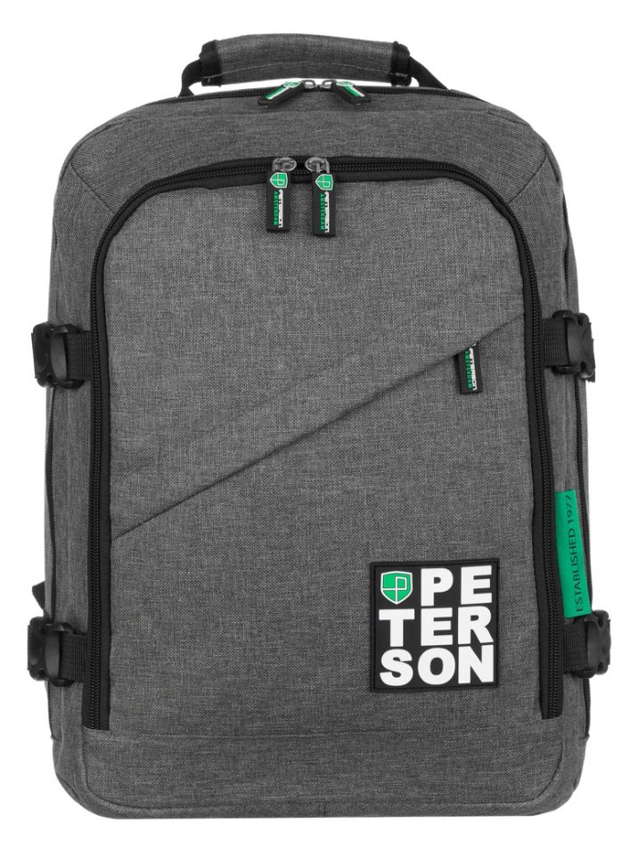 Peterson Cestovní batoh Largebrow šedo-zelená