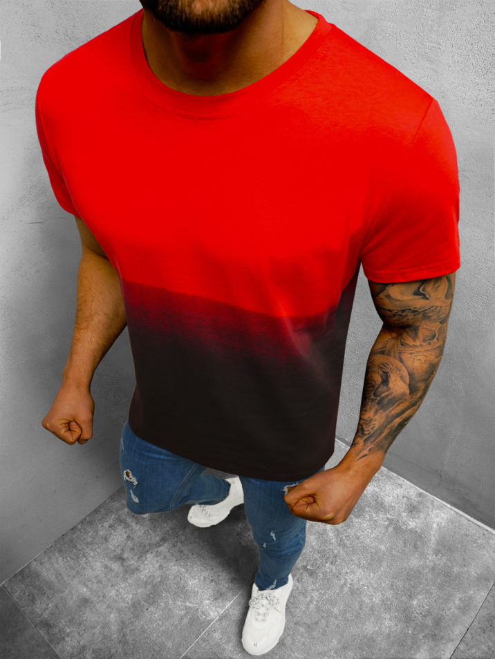 Ozonee Pánské tričko Jorika červená