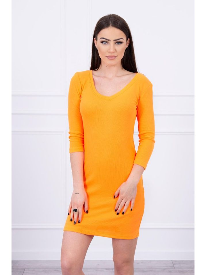 Kesi Dámské mini šaty Iblimrei neonově-oranžová