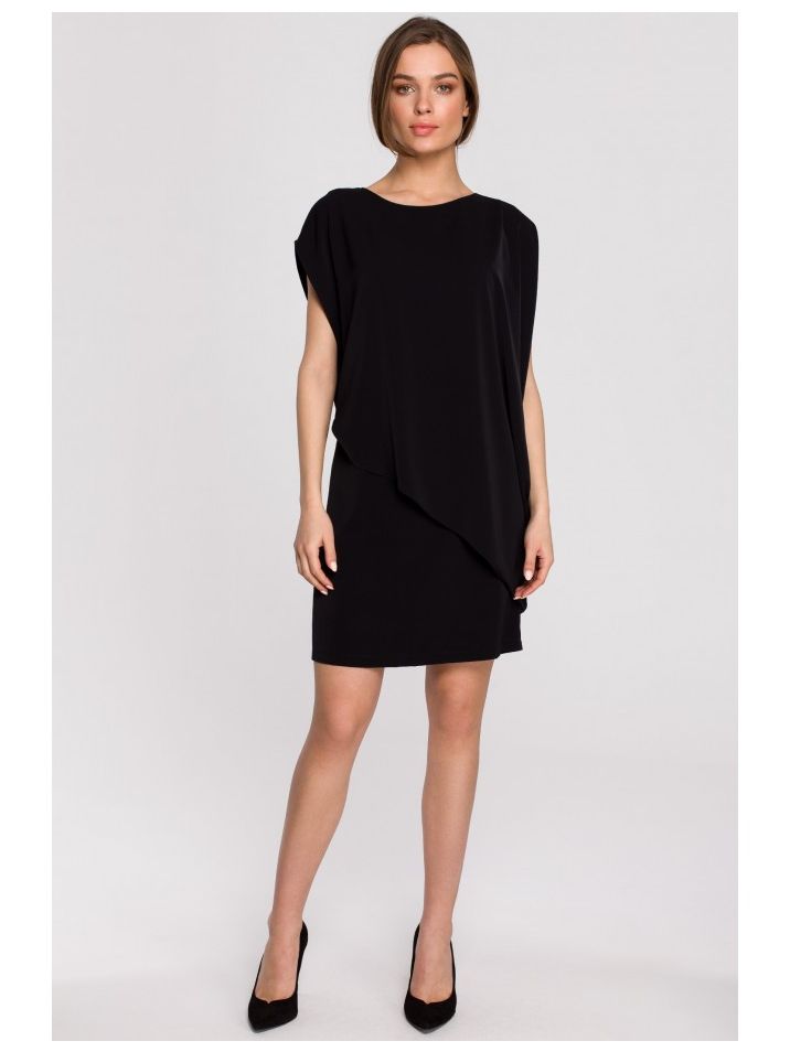 Stylove Dámské mini šaty Ishilla S262 černá