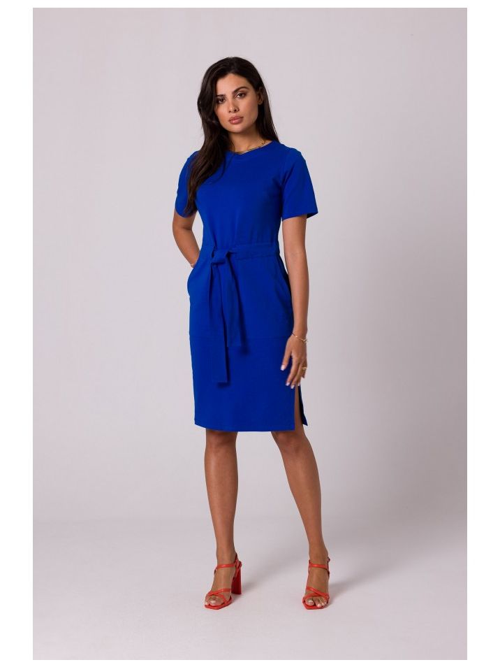 BeWear Dámské mini šaty Viflor B263 královsky modrá