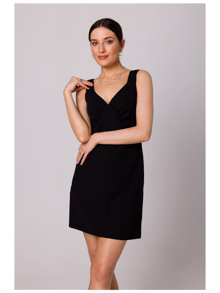 Makover Dámské mini šaty Elaice K159 černá