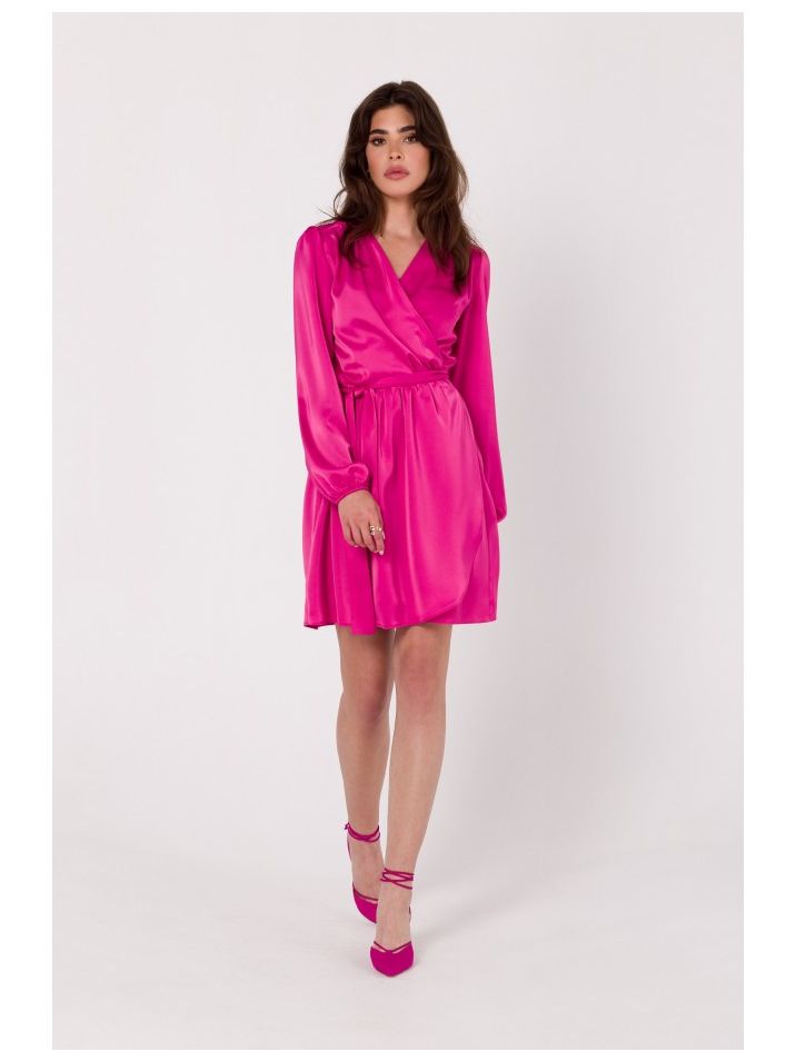 Makover Dámské mini šaty Thomson K175 růžová