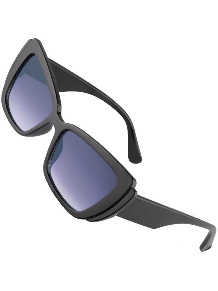 Verdster Dámské sluneční brýle Italiano Cat-eye černá sklíčka černá