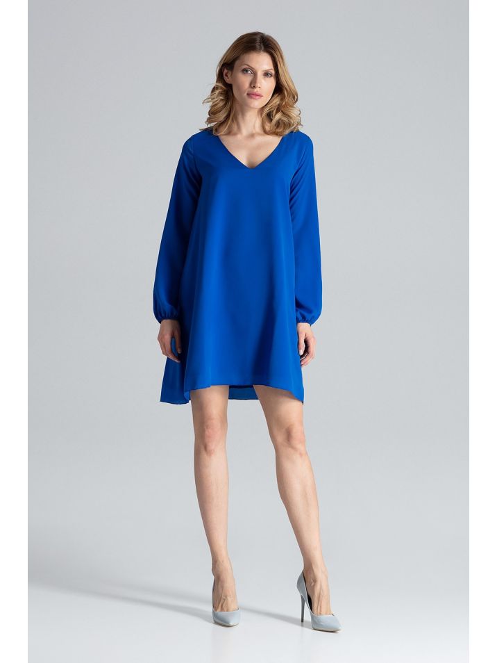 Figl Dámské společenské šaty Elyannin M566 nebesky modrá