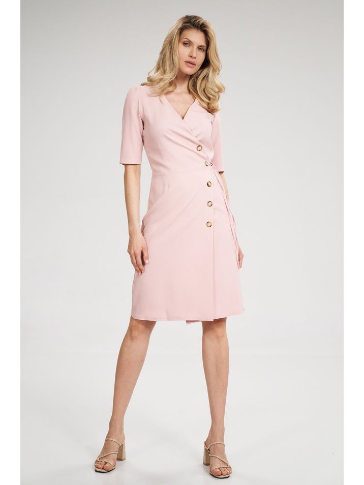 Figl Dámské mini šaty Ettarre M703 růžová