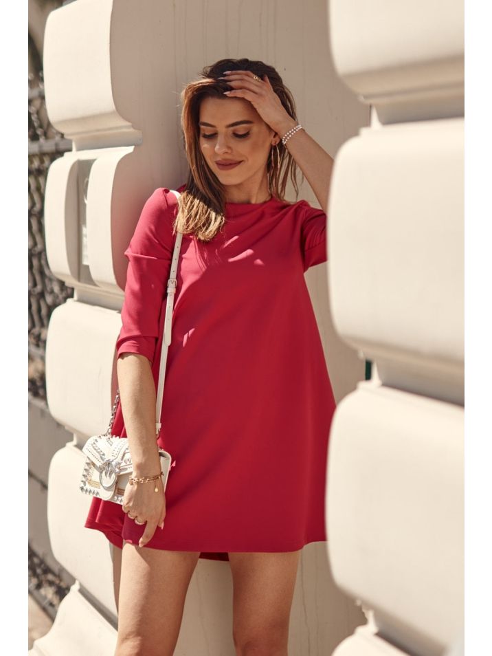 Fasardi Dámské volnočasové šaty Magu amarantová růžová