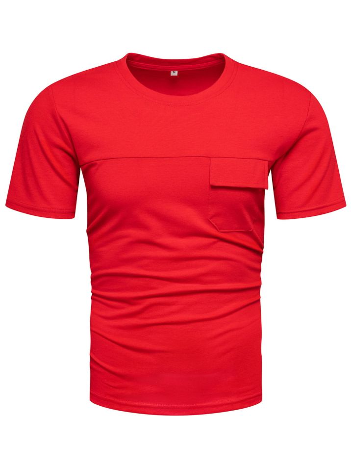 Recea Pánské tričko s krátkým rukávem Lamohad červená