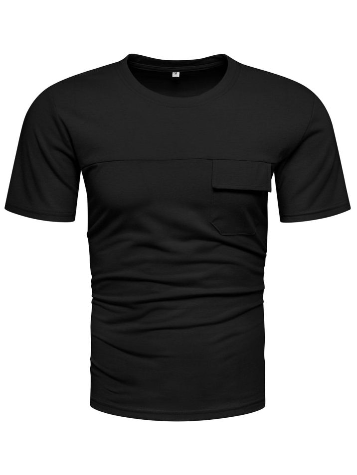 Recea Pánské tričko s krátkým rukávem Yvaiburn černá