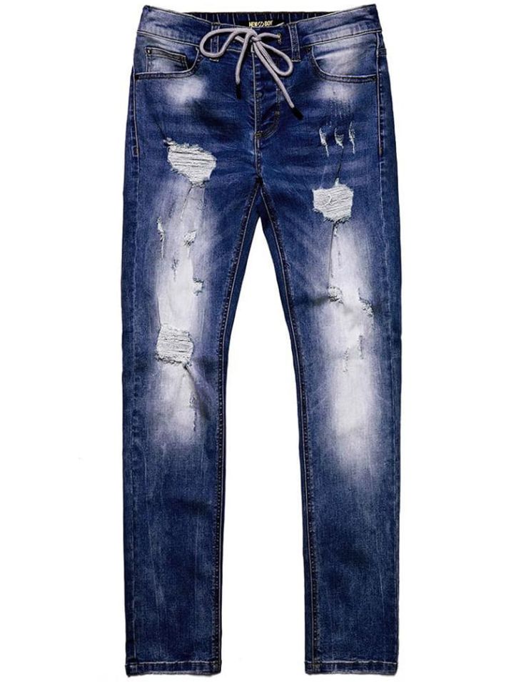 Recea Pánské džínové kalhoty Andreredin tmavě jeansová