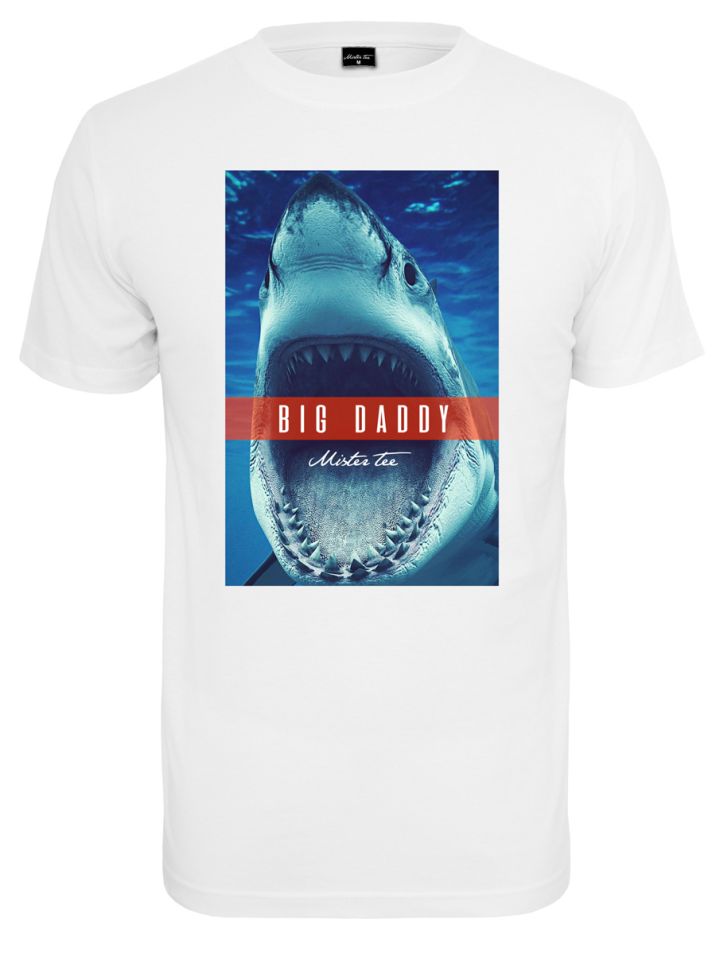 Mens T-shirt Jaws White
