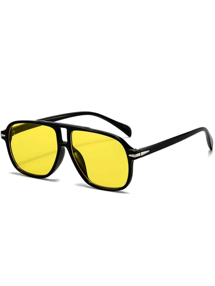 VeryRey Sluneční brýle pilotky Ghost žluté