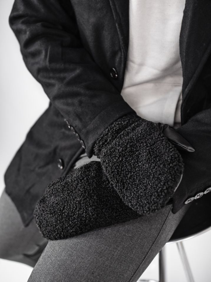 Urban Classics Pánské rukavice Junda černé
